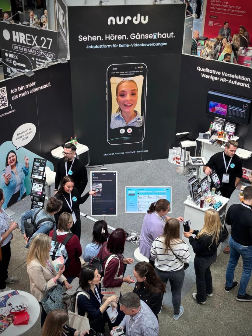 nurdu Team am HREX Stand